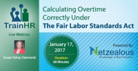 Webinar on Calculating Overtime Correctly Under The Fair Labor Standards Act